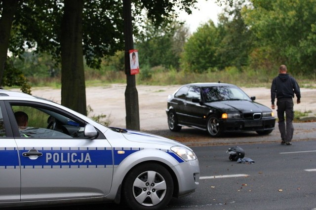 Wypadek na ul. B.Westerplatte w Slupsku