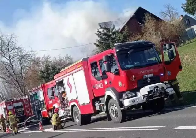 Akcja gaśnicza w Jaksicach