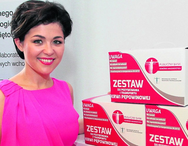 Twarzą biobanku w Podzamczu Chęcińskim została aktorka Kasia Cichopek, na uroczystym otwarciu nie mówiono, że to propozycja dla bardzo nielicznych.