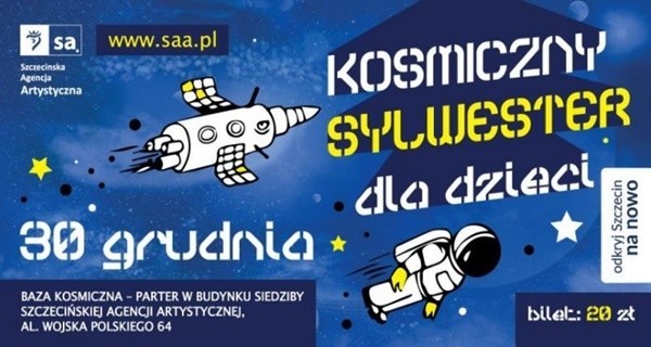 Kosmiczny Sylwester dla dzieci w Szczecińskiej Agencji...