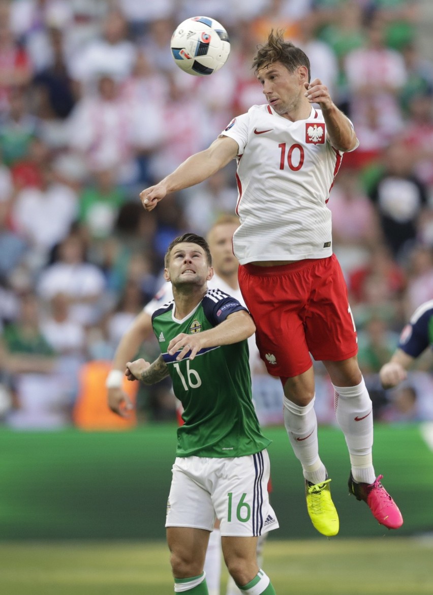 Arkadiusz Milik strzelił na 1:0 w meczu Polska - Irlandia