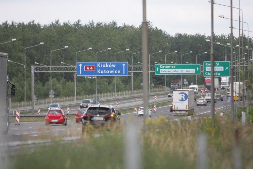 A4, odcinek  Katowice - Chorzów - 56797 aut na dobę