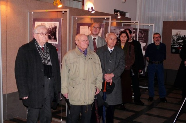 Podczas otwarcia wystawy w Starachowickim Centrum Kultury.