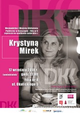 W poniedziałek (17 września) - spotkanie autorskie z pisarką Krystyną Mirek