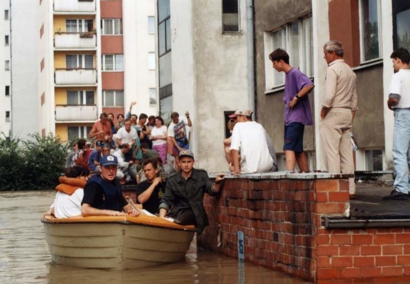 Powódź 1997 w Opolu.