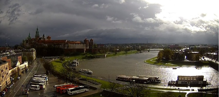 Orkan "Grzegorz" w Małopolsce, prędkość wiatru rośnie