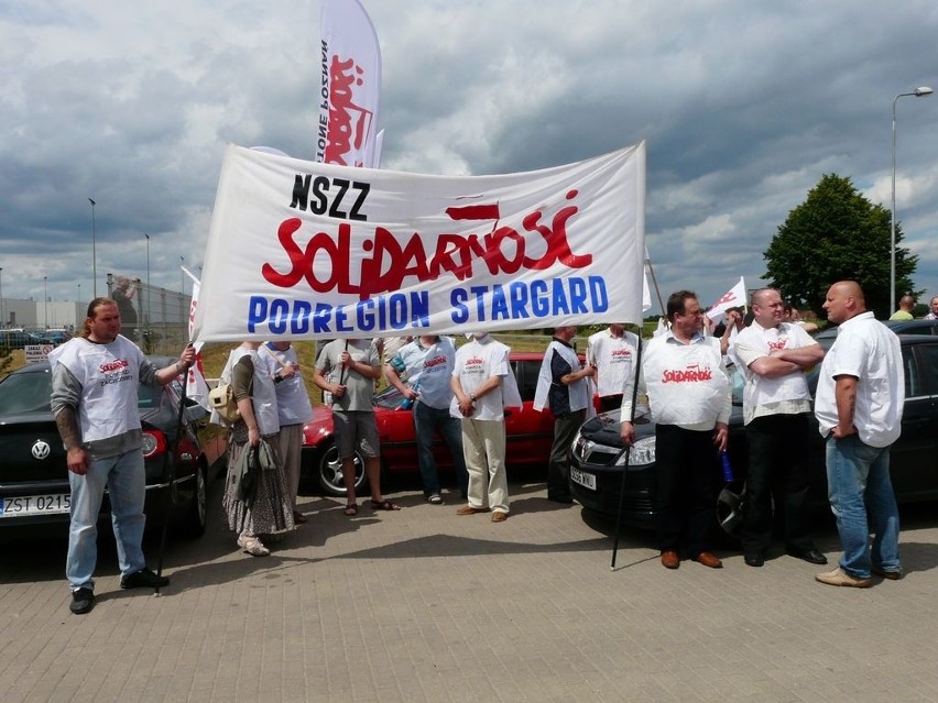 Pikieta Solidarności przed Bridgestone