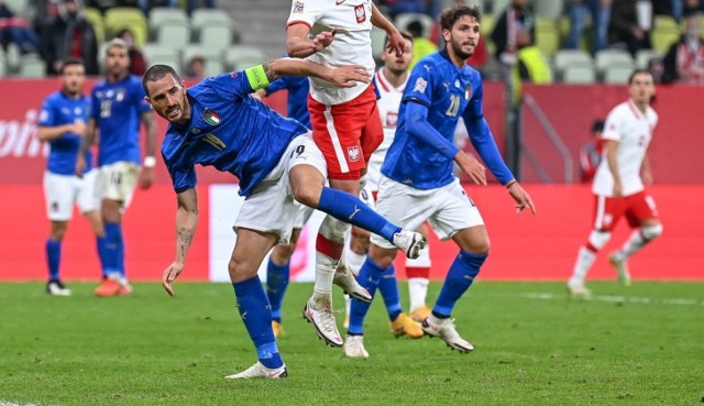 Mecz Polski z Włochami.