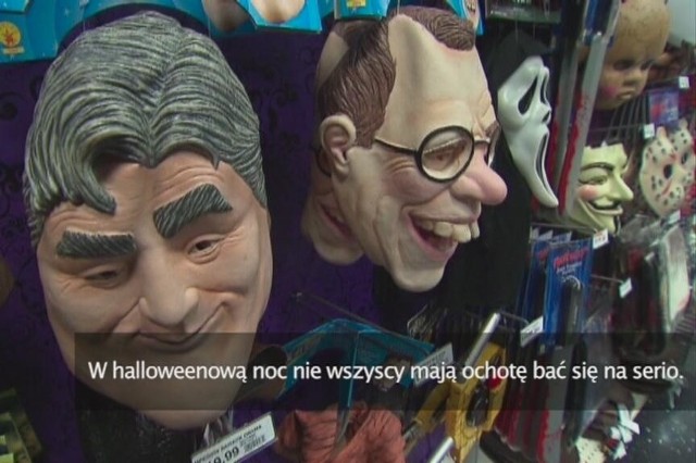 Przykładowe maski na Halloween