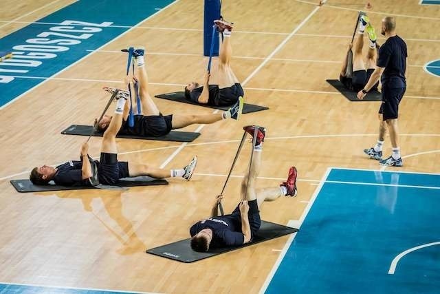 Pierwszy trening siatkarzy Łuczniczki po wakacyjnej przerwiePierwszy trening siatkarzy Łuczniczki po wakacyjnej przerwie