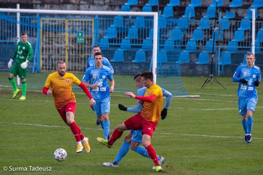 Błękitni Stargard - Znicz Pruszków 2:3.