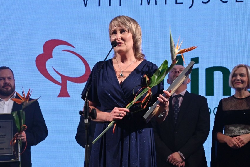 Nagrodę dla Cersanitu odebrała Monika Życińska, dyrektor...