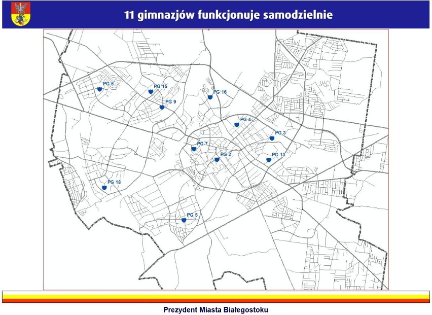 Nowa sieć szkół w Białymstoku [MAPY]