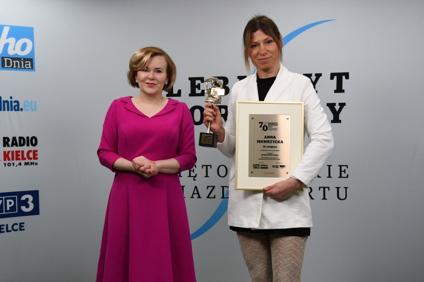 Wiceminister sportu Anna Krupka wręczała wyróżnienia laureatom 70. Plebiscytu Sportowego Świętokrzyskie Gwiazdy Sportu. Zobacz wideo