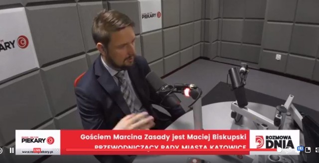 Maciej Biskupski, przewodniczący rady miasta Katowice