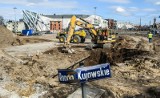 Plac budowy na ulicy Kujawskiej. Jak się zmieniało to miejsce? Zobacz