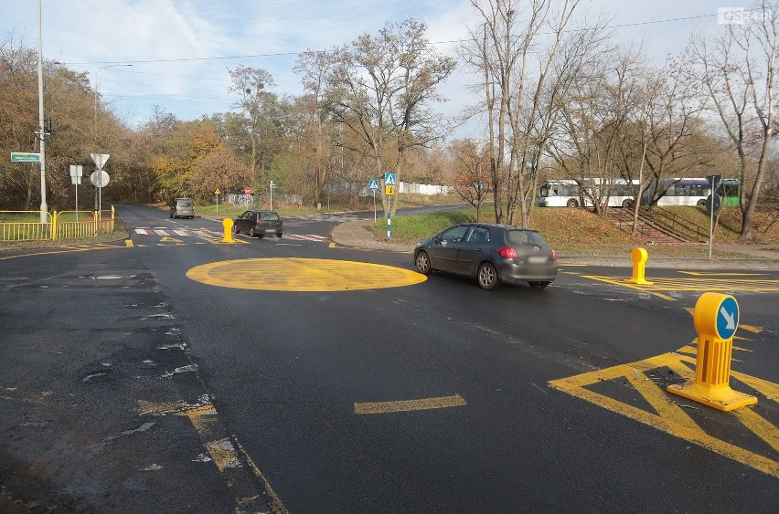 Minirondo zostało wymalowane na skrzyżowaniu ul. Chopina z...