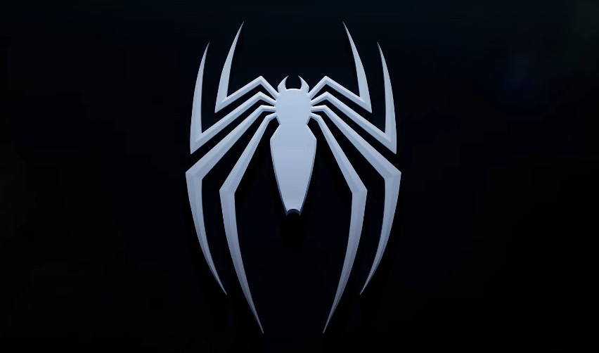 Biały pająk na czarnym tle to symbol Venoma.