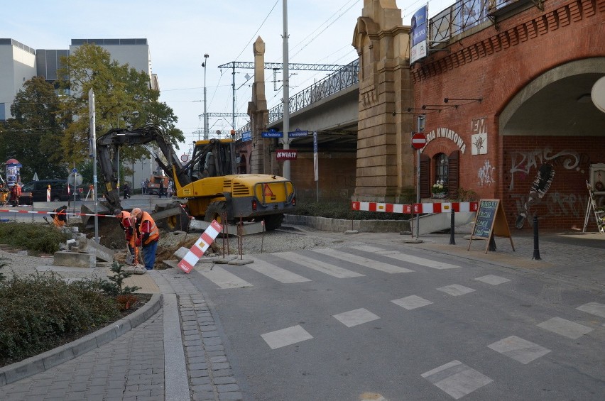 Remont na ul. Świdnickiej. Budowa nowego przejścia dla...