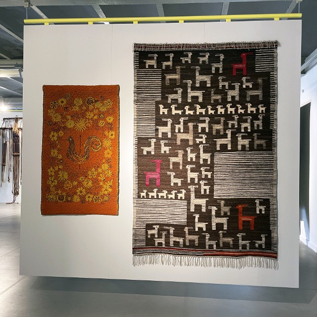 Kilim "Stado" można zobaczyć obecnie na wystawie „Tak pracuje tkanina” w Centralnym Muzeum Włókiennictwa w Łodzi
