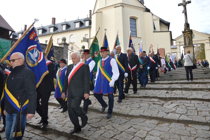 Pielgrzymka hodowców gołębi na Górę św. Anny