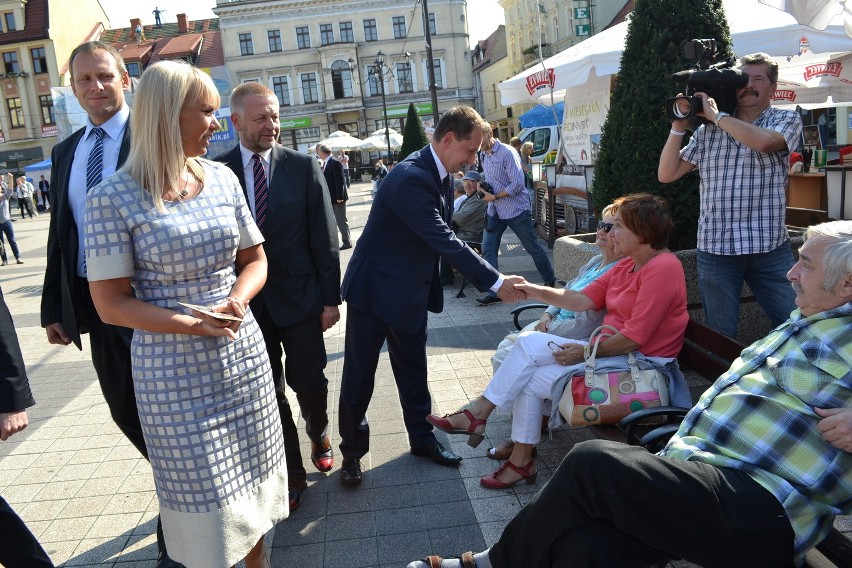 Elżbieta Bieńkowska w Rybniku