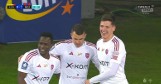 Skrót meczu Korona Kielce - Raków Częstochowa 0:2. Bramka "stadiony świata" Ante Crnaca, Czerwona kartka Zorana Arsenicia [WIDEO]