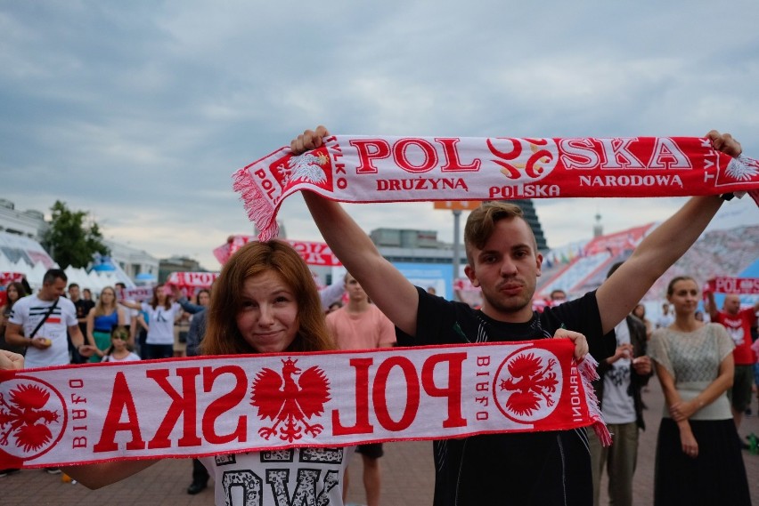 Mecz Polska - Japonia w poznańskiej strefie kibica
