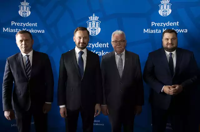 Prezydent Krakowa Aleksander Miszalski przedstawił wiceprezydentów