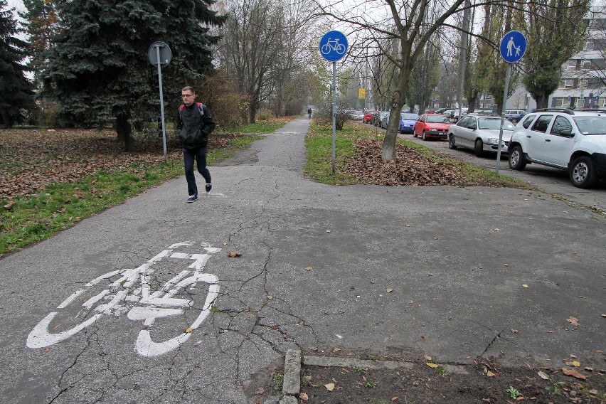 Spacerowicze wbrew oznakowaniu wybierają tę ścieżkę,...