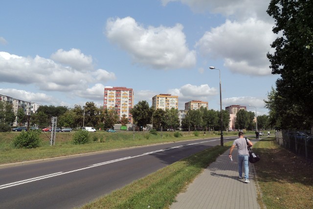 Tak obecnie prezentuje się teren wokół nasypu kolejowego przy Rondzie Pokoju Toruńskiego