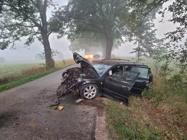 Wypadek na trasie Gębałka – Piłaki Wielkie