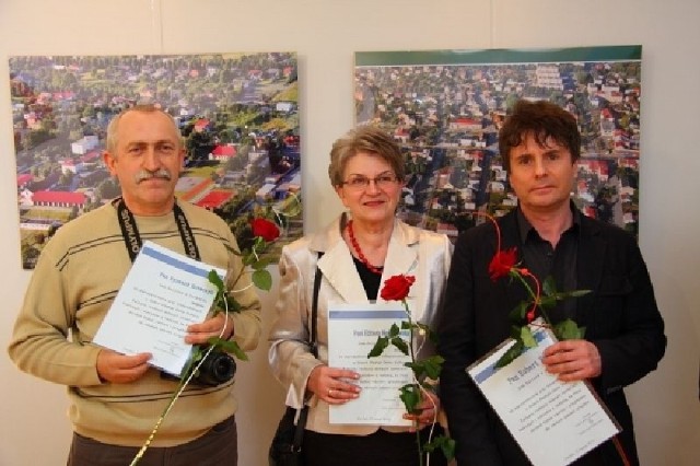 Na otwarciu wystawy byli obecni autorzy zdjęć: Ryszard Krawczyk, Elżbieta Nowakowska i Robert Kusio