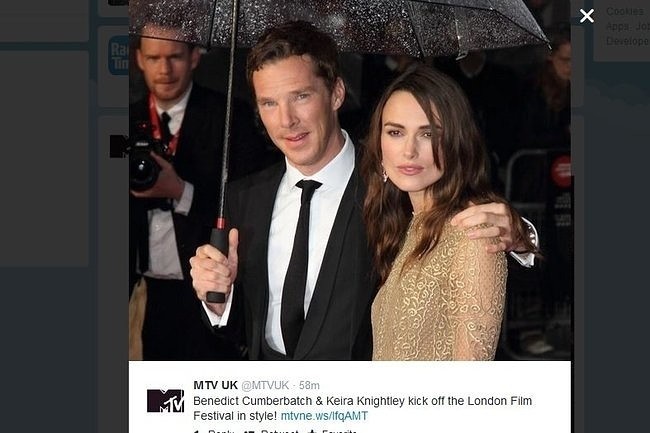 Keira Knightley i Benedict Cumberbatch (fot. screen z...