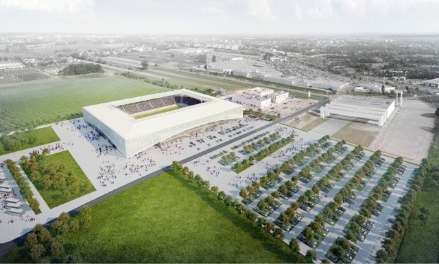 Nowy stadion w Opolu przy ul. Północnej - wizualizacja