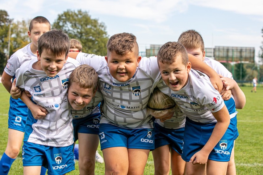 Młodzi rugbyści mieli przednią zabawę