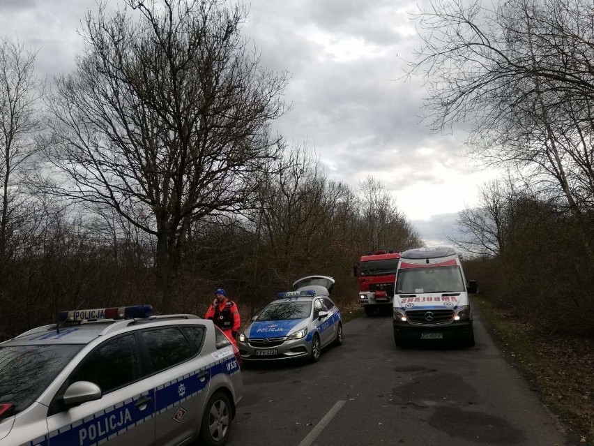 Wypadek był na drodze powiatowej między Starą Dąbrową i...