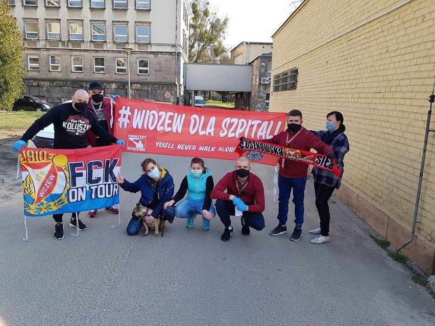 Akcje pomocowe organizowane przez koluszkowskich kibiców Widzewa