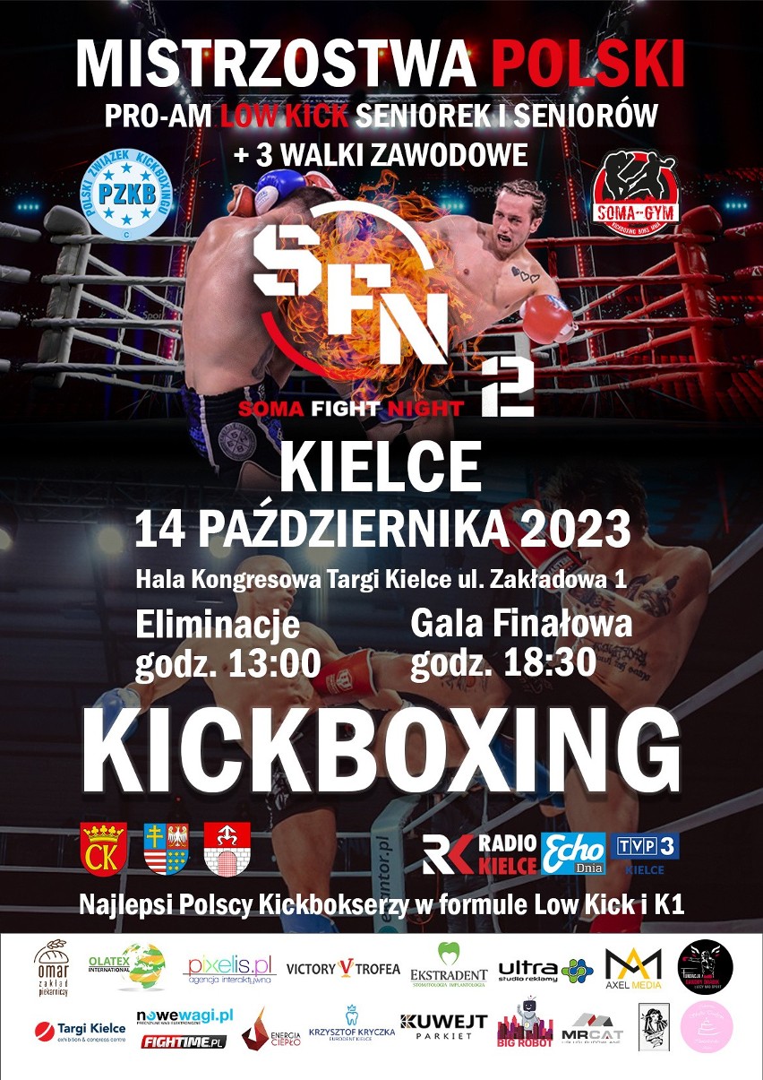 Święto sportów walki w Kielcach. Powalczą czołowi kick bokserzy. Gościem specjalnym będzie olimpijka Sandra Drabik