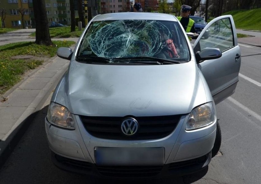 Potrącenie rowerzystki w Tczewie [ZDJĘCIA]