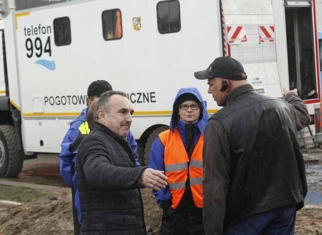 Wiceprezydent Wojciech Adamski na pl. Dominikańskim, podczas...