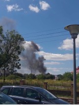 Pożar w Janowcu Wielkopolskim. W budynku znajdowały się butle z gazem!