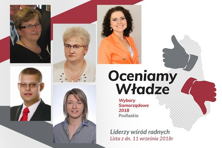 Prezentujemy liderów wśród radnych w plebiscycie...