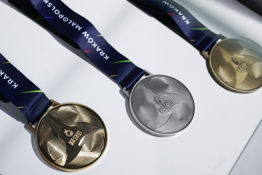 Igrzyska Europejskie 2023. Oto medale, o które będą walczyć sportowcy. Prezentacja odbyła się w Kopalni Soli Wieliczka