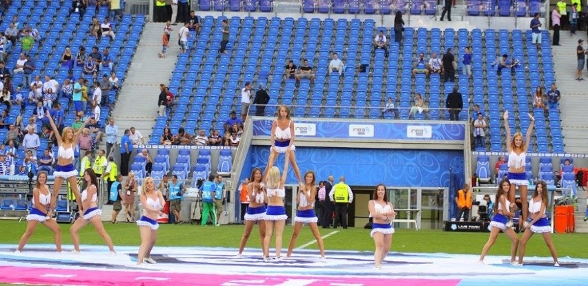 Kolejorz Girls na meczu Lech Poznań - Korona Kielce