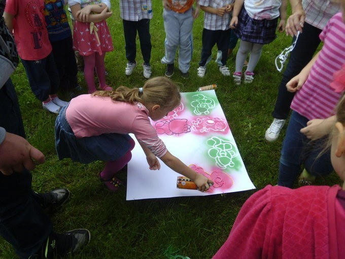 Grafficiarski Dzień Dziecka w inowrocławskim przedszkolu