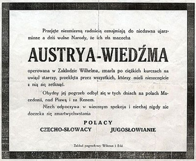 Takie satyryczne klepsydry pojawiły się na ulicach polskich miast w listopadzie 1918 roku