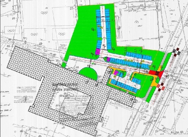 Projekt parkingu przy Gimnazjum nr 1