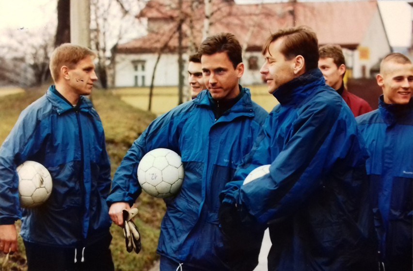 1999 rok. Od lewej: Krzysztof Szewczyk, Krzysztof Szumiec,...