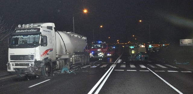 Miejsce śmiertelnego wypadku na "siódemce" na ulicy Kieleckiej w Radomiu.
